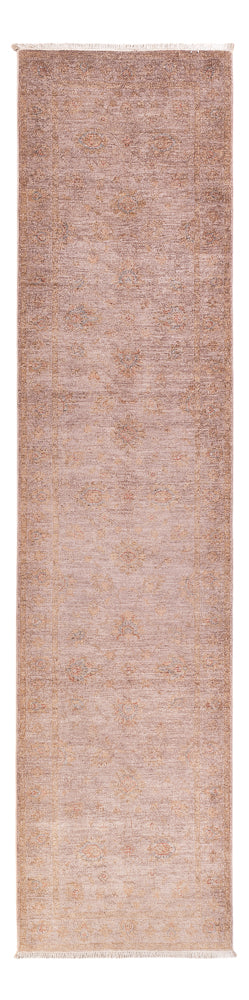 Løber Ziegler Tæppe - Moderne - 372 x 83 cm - lys brun