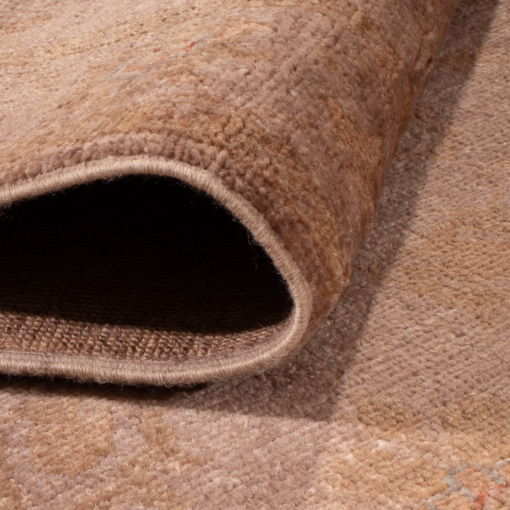 Løber Ziegler Tæppe - Moderne - 372 x 83 cm - lys brun