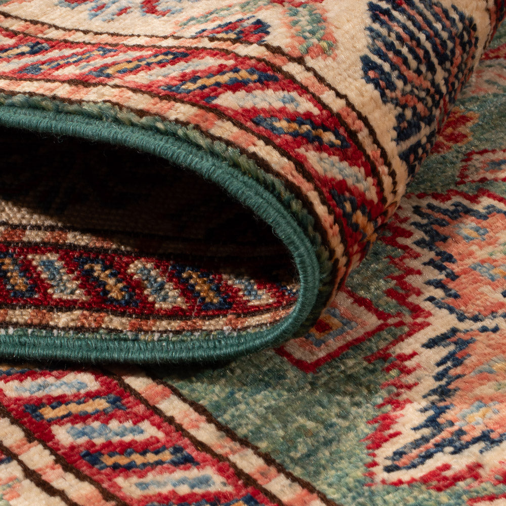 Løber Ziegler Carpet - Kazak - 248 x 75 cm - mørkegrøn