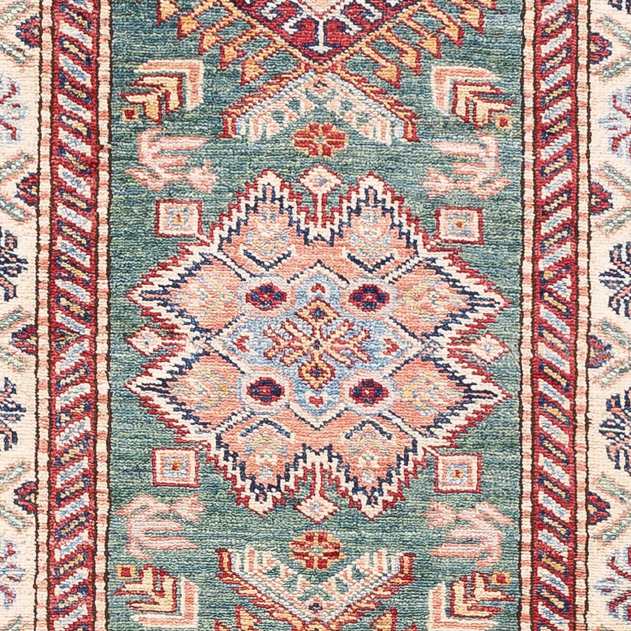 Løber Ziegler Carpet - Kazak - 248 x 73 cm - mørkegrøn