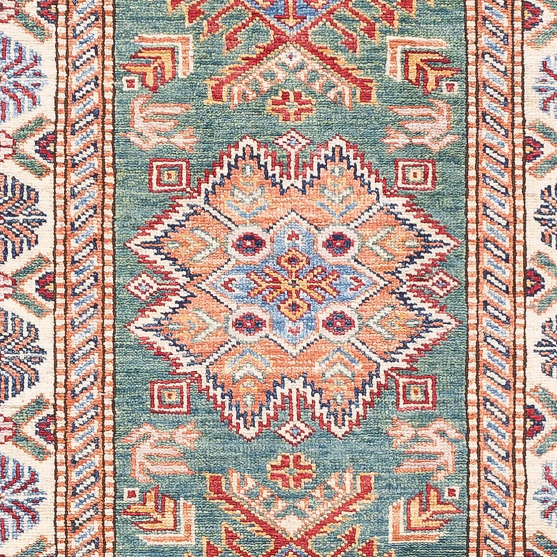 Løber Ziegler Carpet - Kazak - 243 x 72 cm - lysegrøn