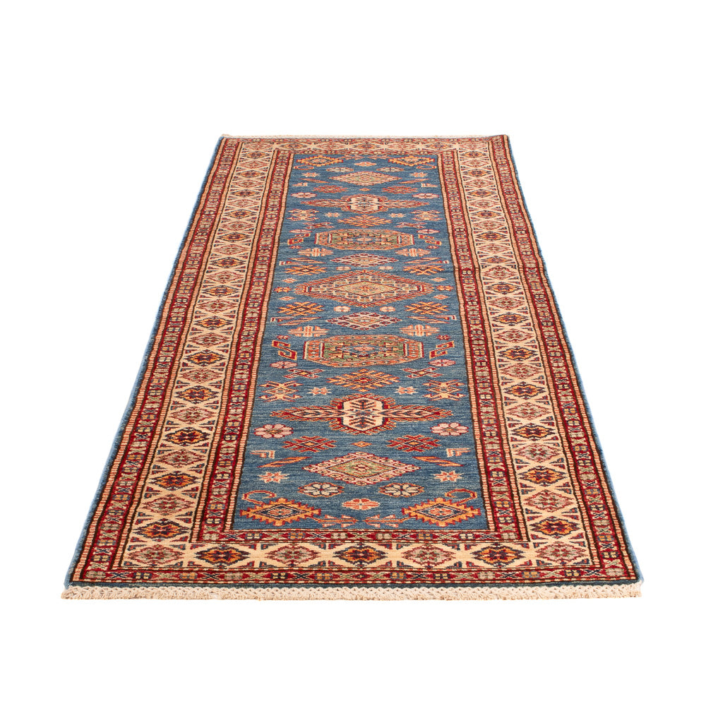 Løber Ziegler Carpet - Kazak - 254 x 77 cm - blå