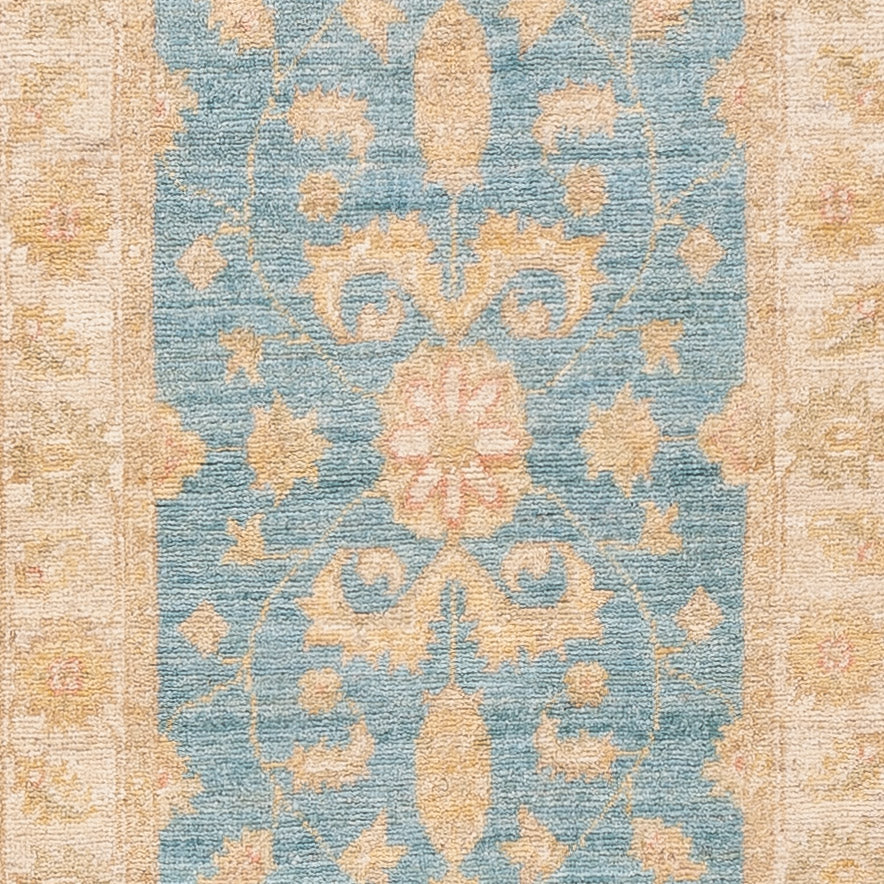 Løber Ziegler Carpet - 250 x 55 cm - turkis