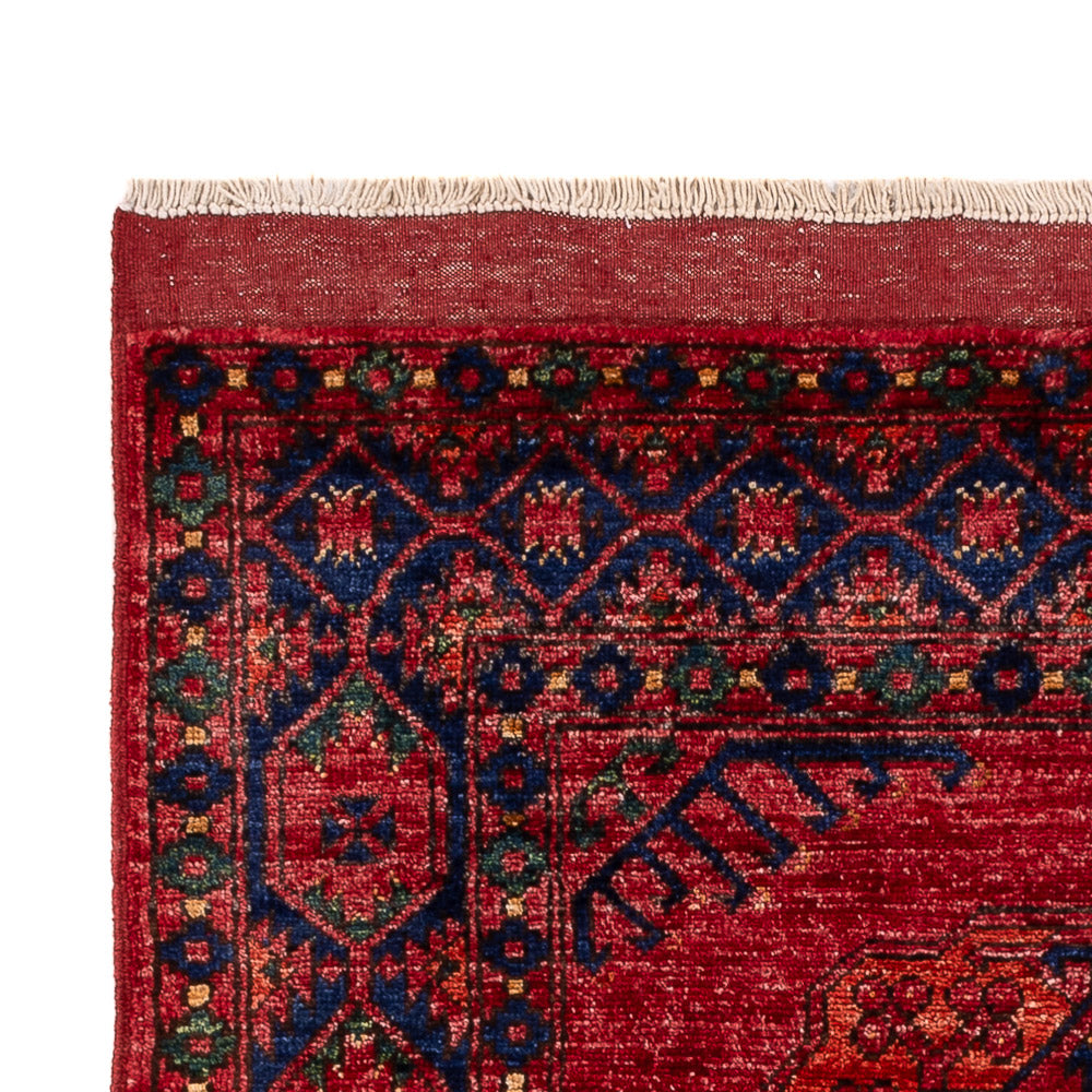 Afghansk tæppe - 150 x 100 cm - rød