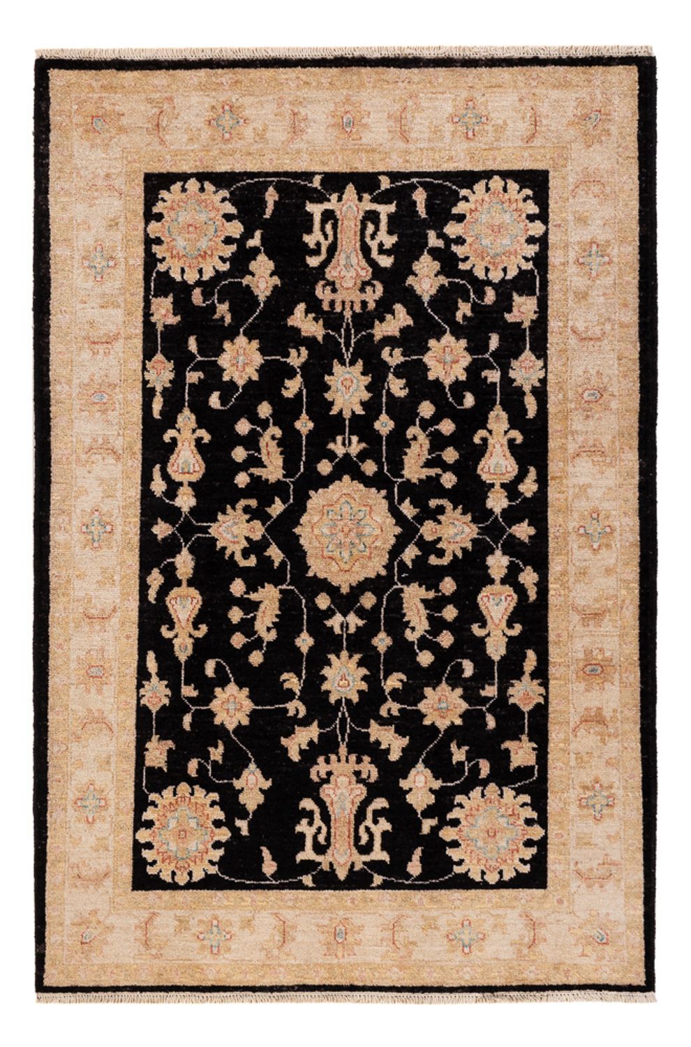 Ziegler Carpet - 147 x 96 cm - sort