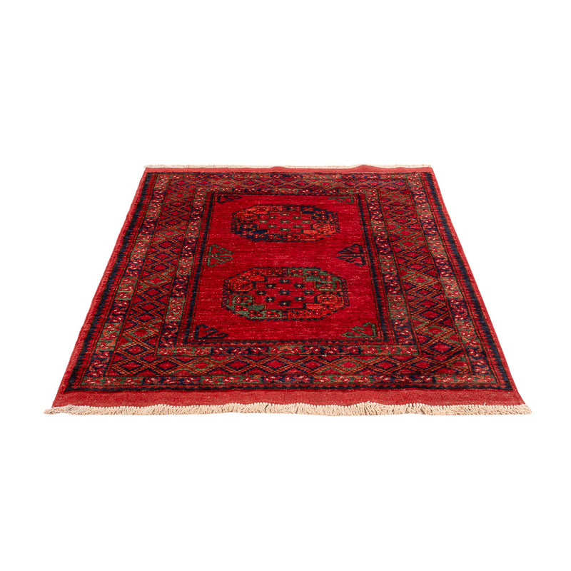 Afghansk tæppe - 149 x 104 cm - rød