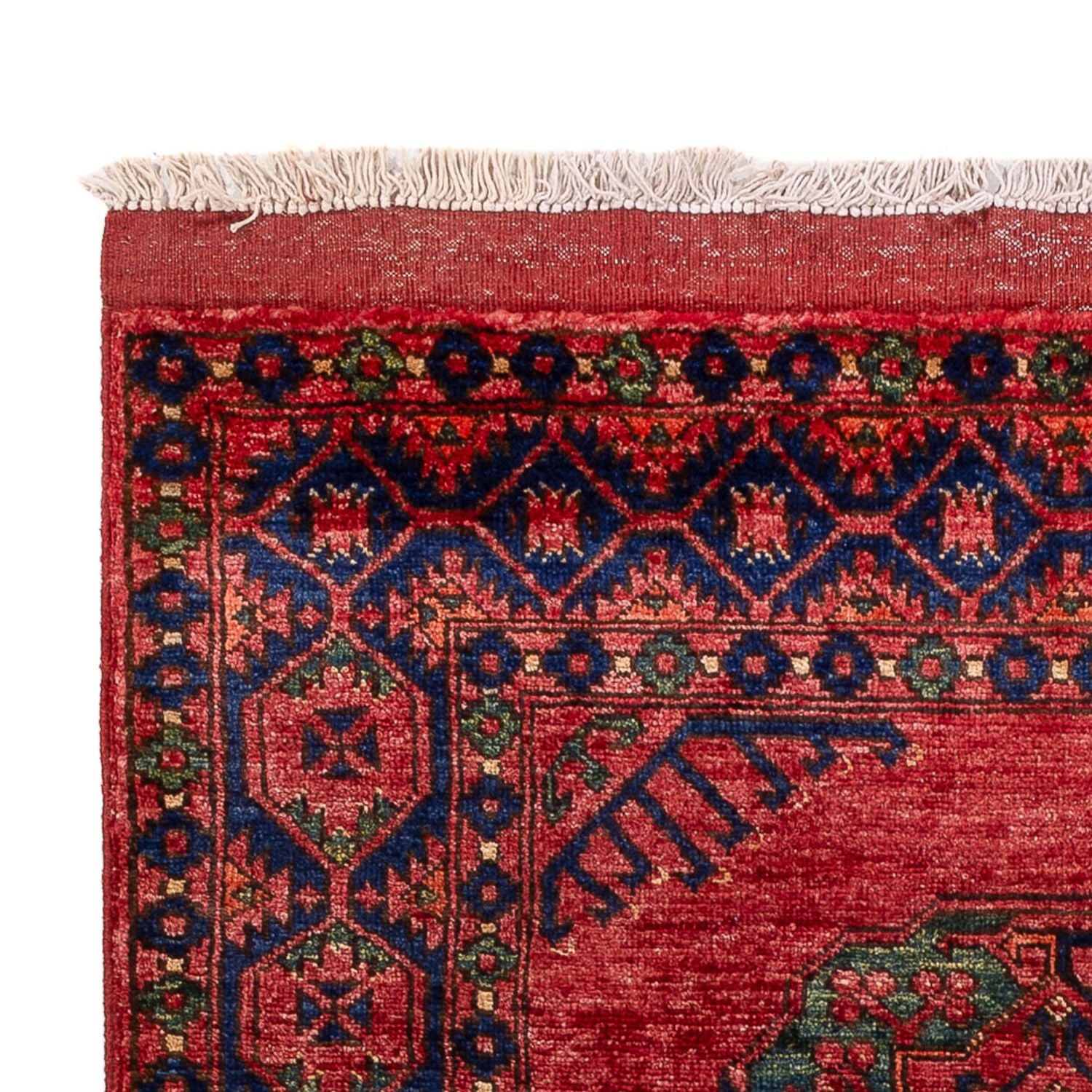 Afghansk tæppe - 152 x 105 cm - rød