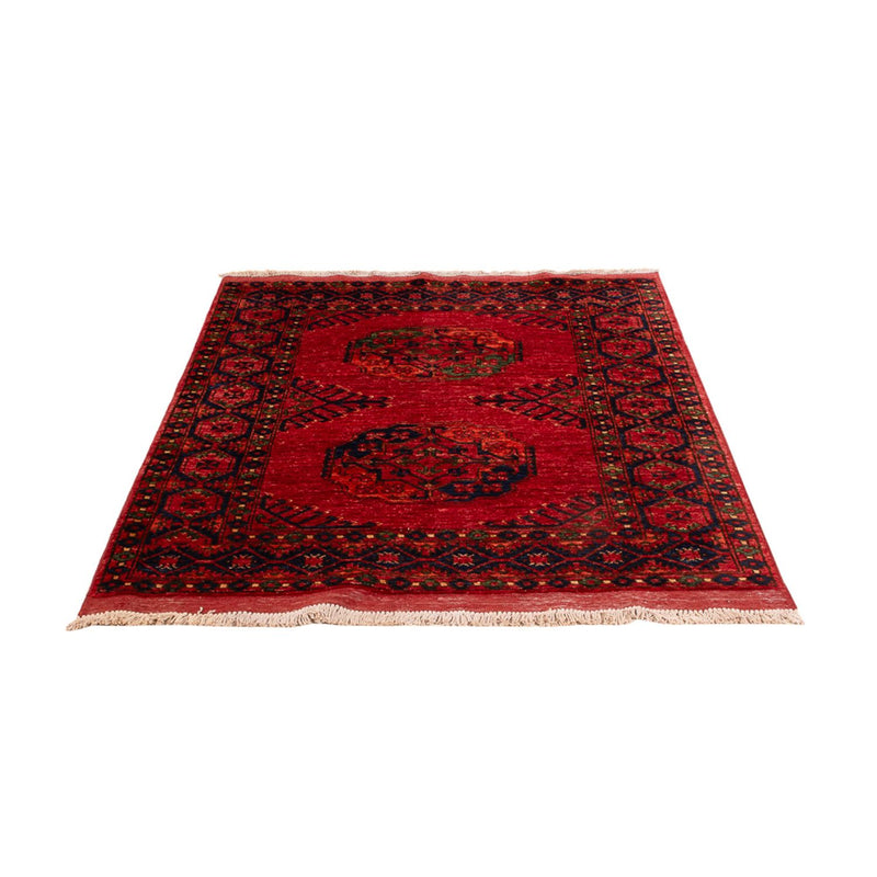 Afghansk tæppe - 152 x 105 cm - rød