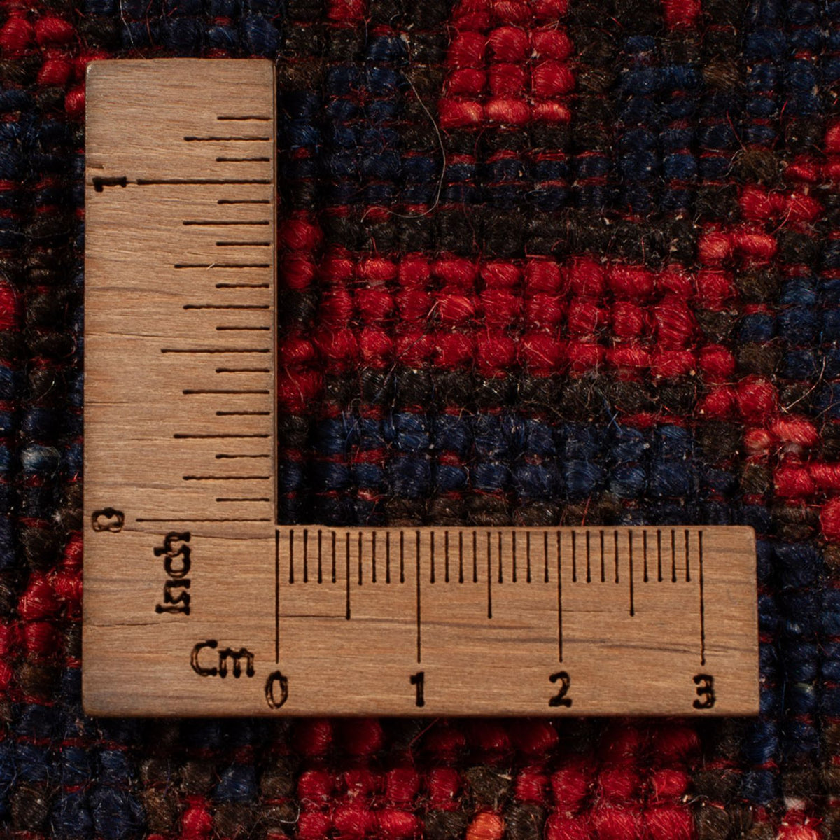 Afghansk tæppe - 152 x 105 cm - rød