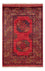 Afghansk tæppe - 151 x 101 cm - rød