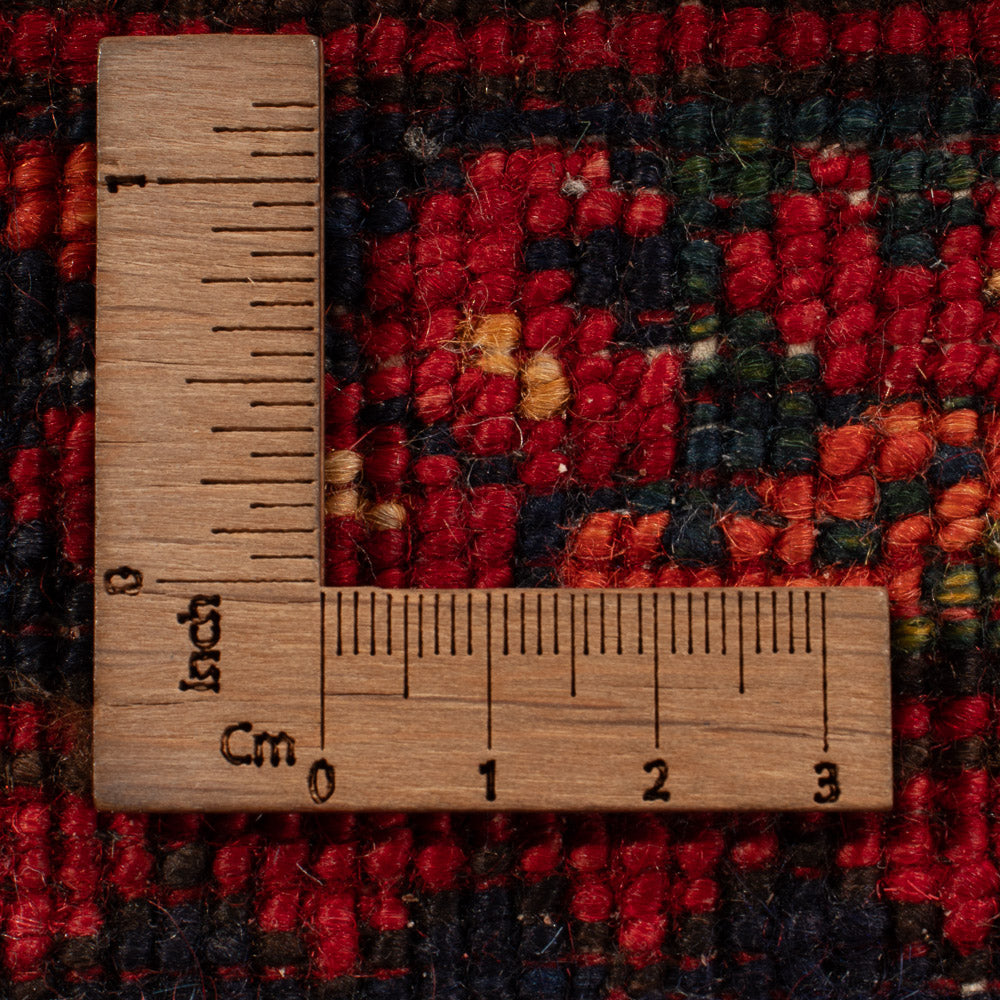 Afghansk tæppe - 151 x 101 cm - rød