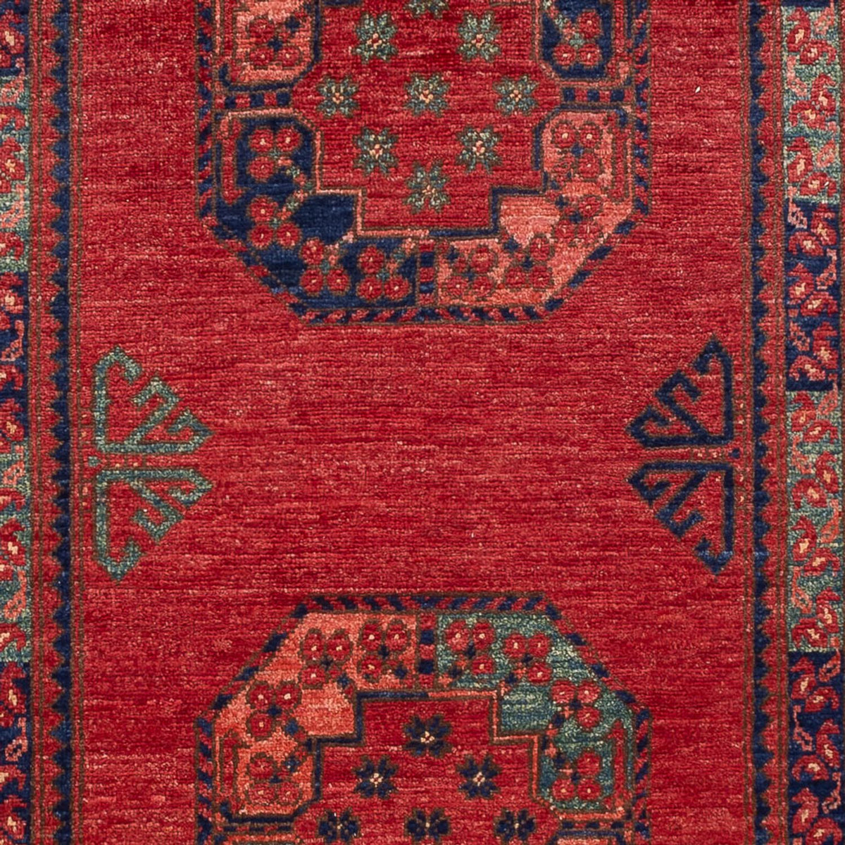 Afghansk tæppe - 153 x 103 cm - rød