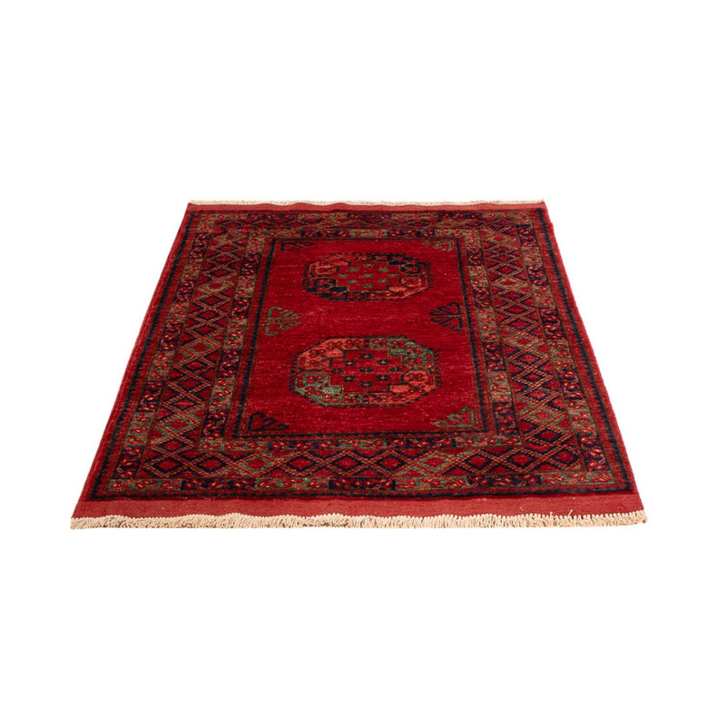 Afghansk tæppe - 153 x 103 cm - rød
