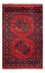 Afghansk tæppe - 153 x 103 cm - rød