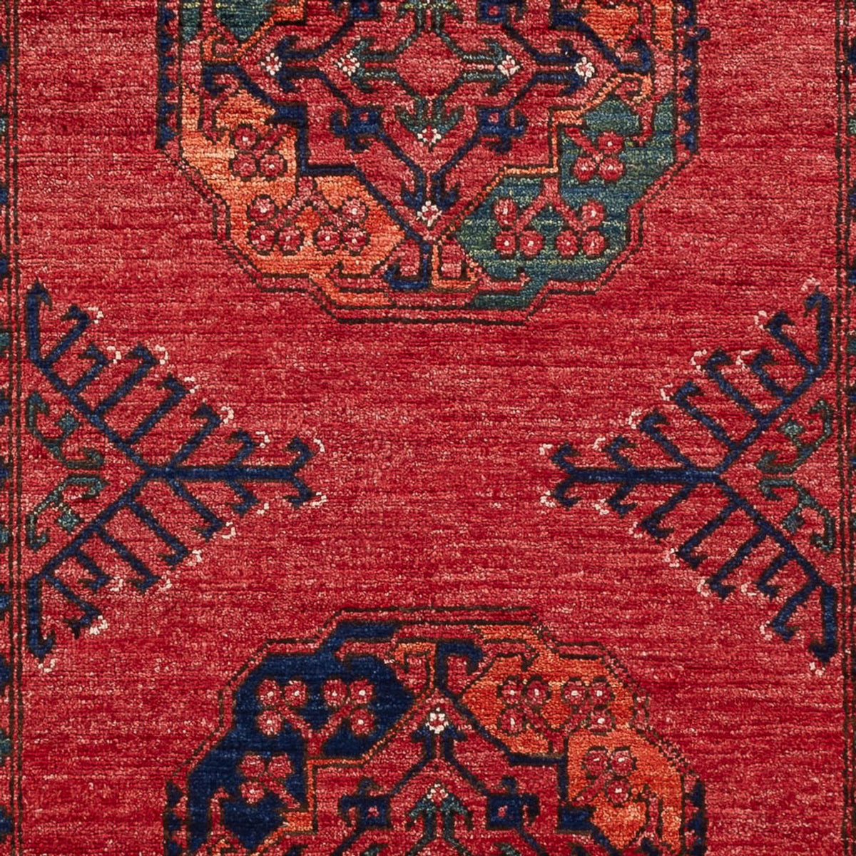 Afghansk tæppe - 153 x 103 cm - rød