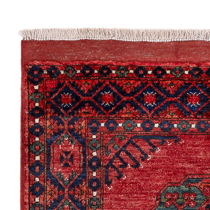 Afghansk tæppe - 153 x 103 cm - rød