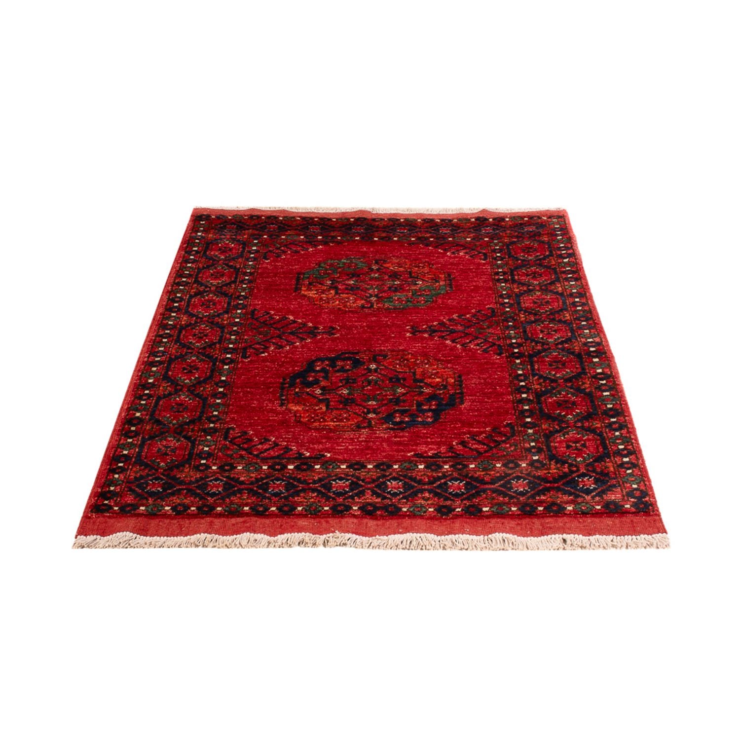 Afghansk tæppe - 153 x 103 cm - rød