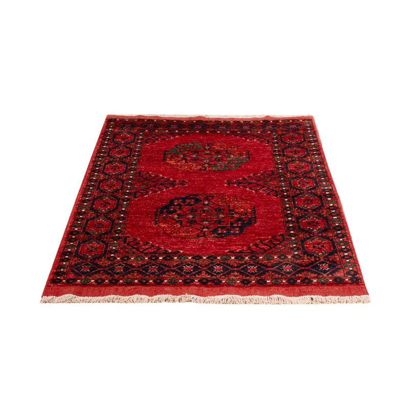 Afghansk tæppe - 153 x 103 cm - rød