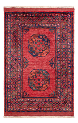 Afghansk tæppe - 154 x 102 cm - rød