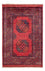 Afghansk tæppe - 154 x 102 cm - rød
