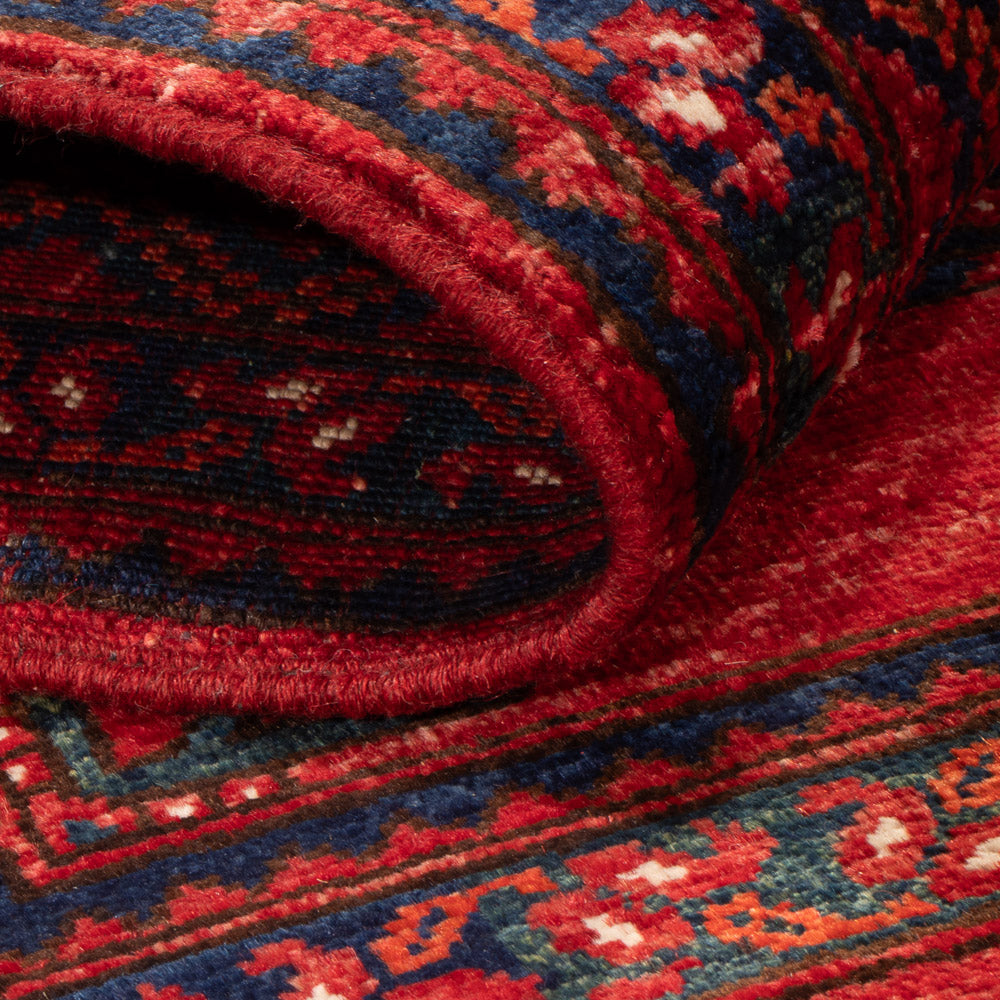 Afghansk tæppe - 154 x 102 cm - rød