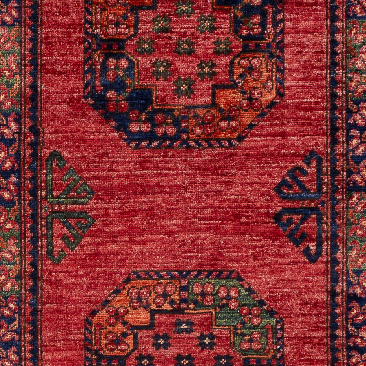 Afghansk tæppe - 151 x 103 cm - rød