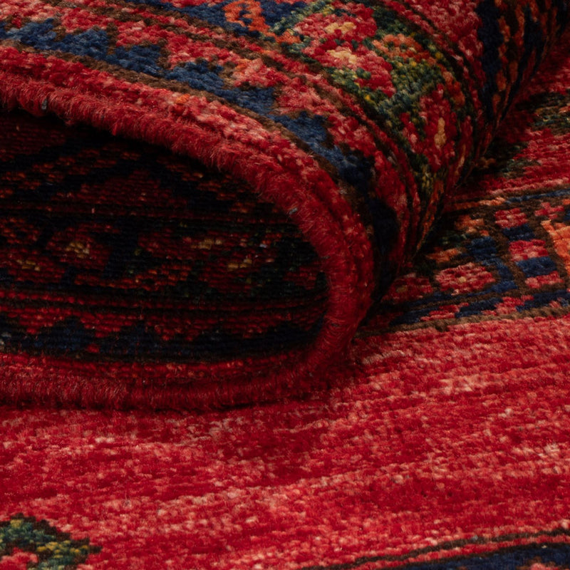 Afghansk tæppe - 151 x 103 cm - rød