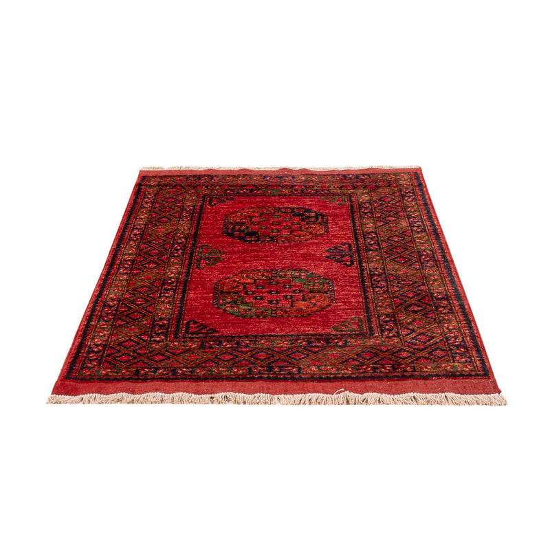 Afghansk tæppe - 151 x 103 cm - rød