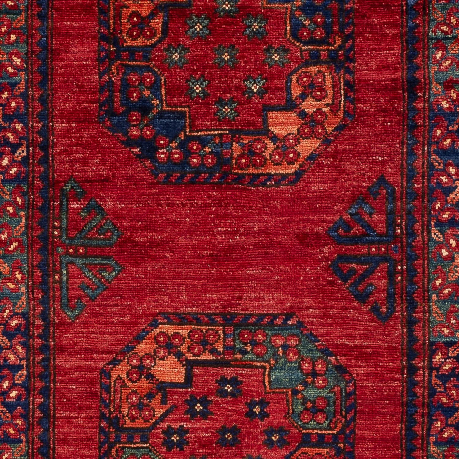 Afghansk tæppe - 155 x 103 cm - rød