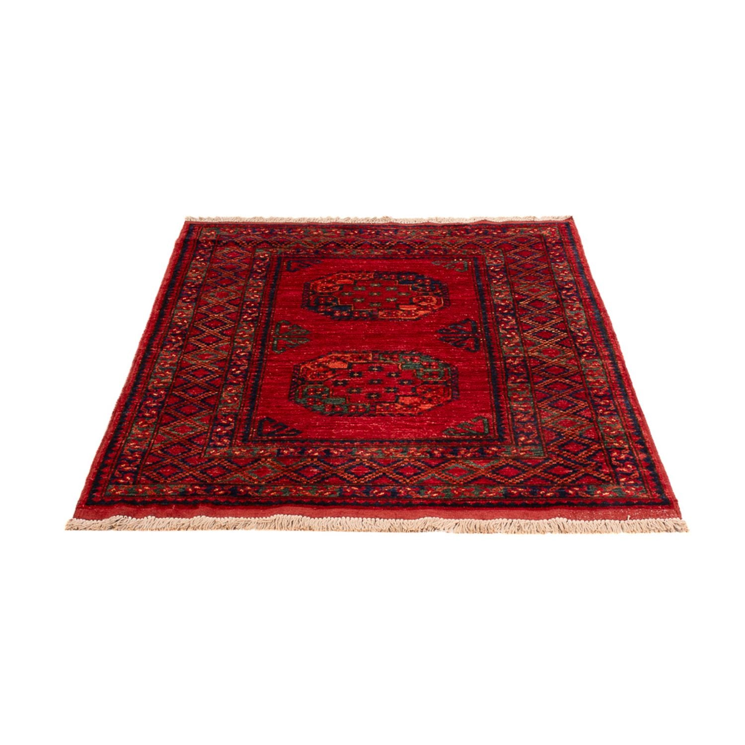Afghansk tæppe - 155 x 103 cm - rød