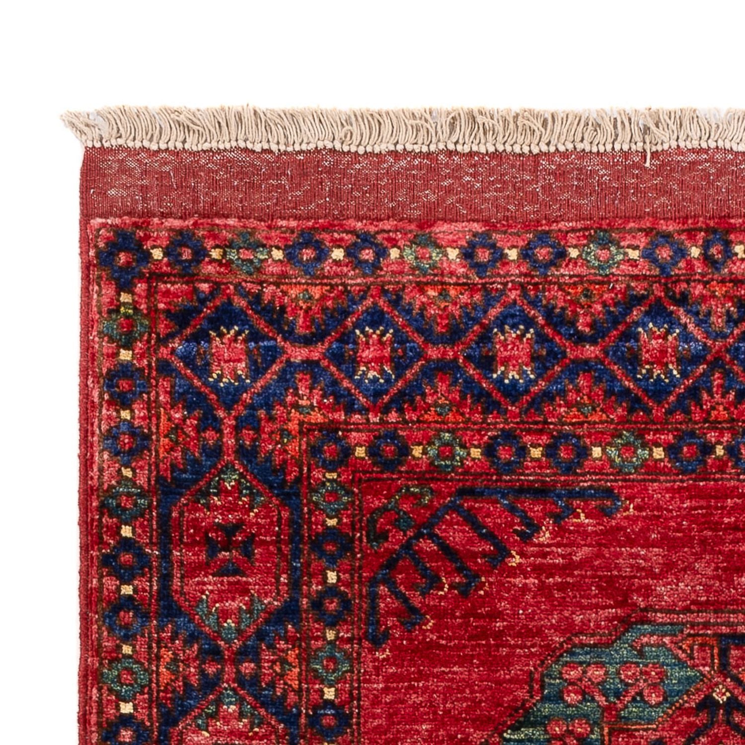 Afghansk tæppe - 151 x 101 cm - rød