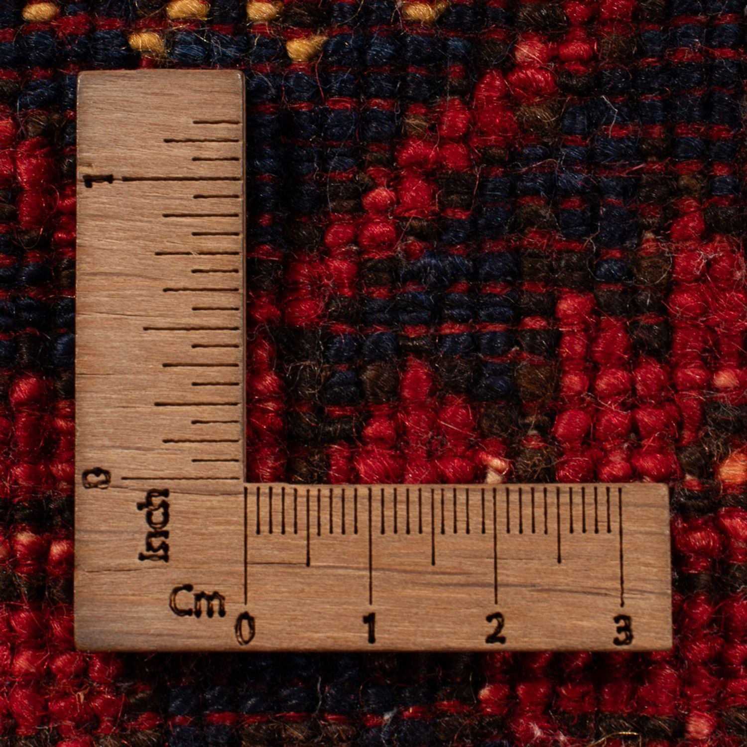 Afghansk tæppe - 151 x 101 cm - rød