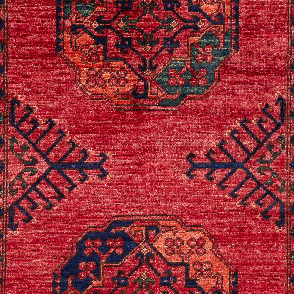 Afghansk tæppe - 151 x 102 cm - rød