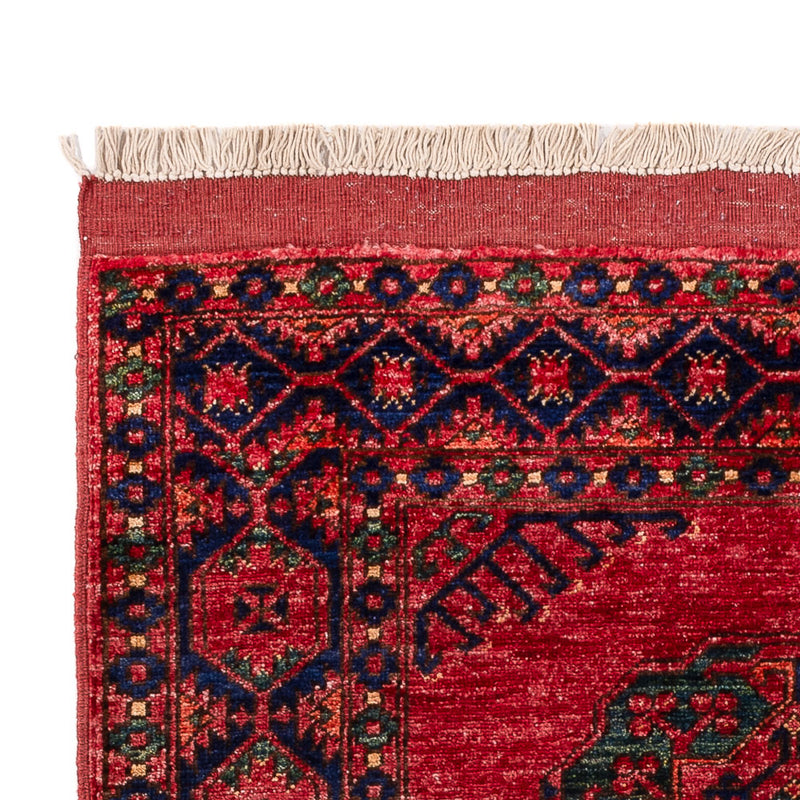Afghansk tæppe - 151 x 102 cm - rød