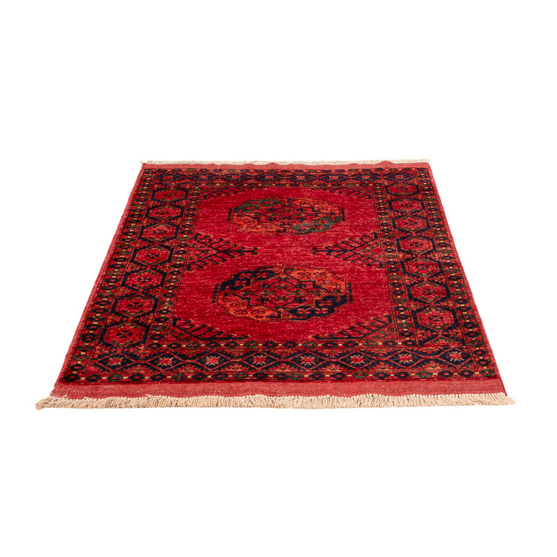 Afghansk tæppe - 151 x 102 cm - rød