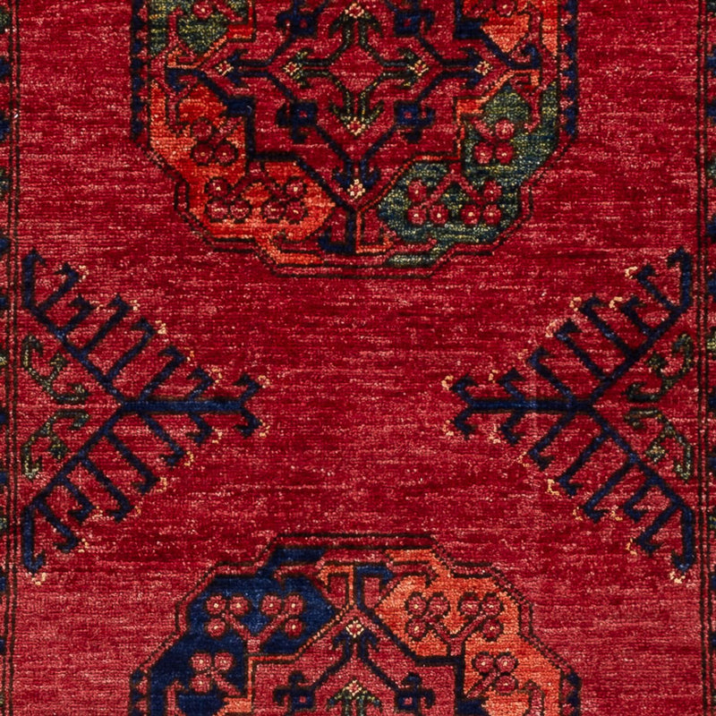 Afghansk tæppe - 152 x 99 cm - rød