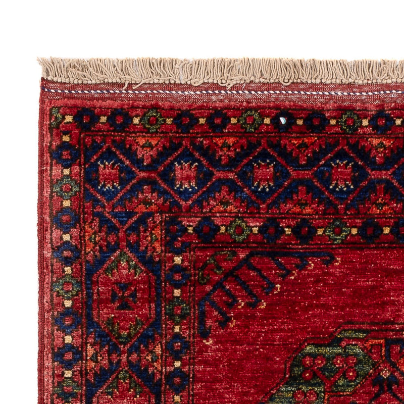 Afghansk tæppe - 152 x 99 cm - rød