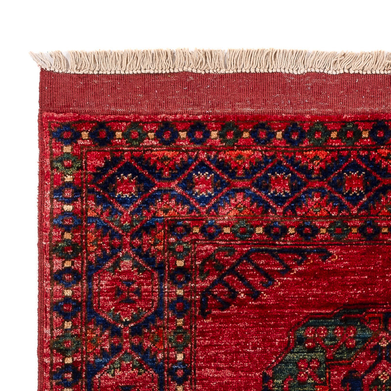 Afghansk tæppe - 151 x 103 cm - rød