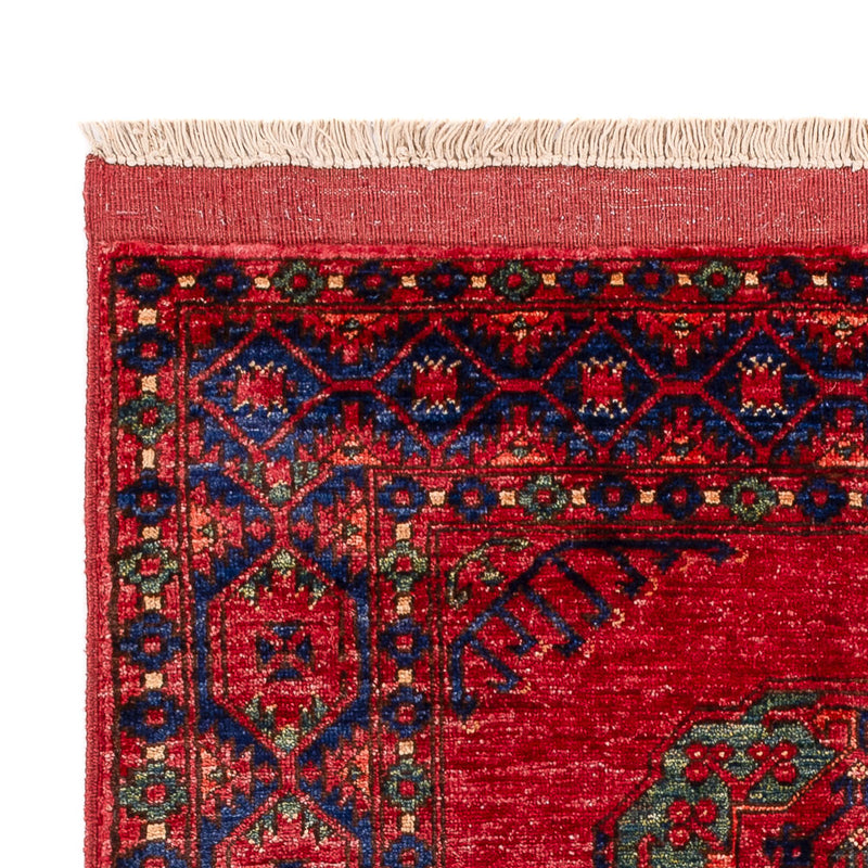 Afghansk tæppe - 151 x 102 cm - rød