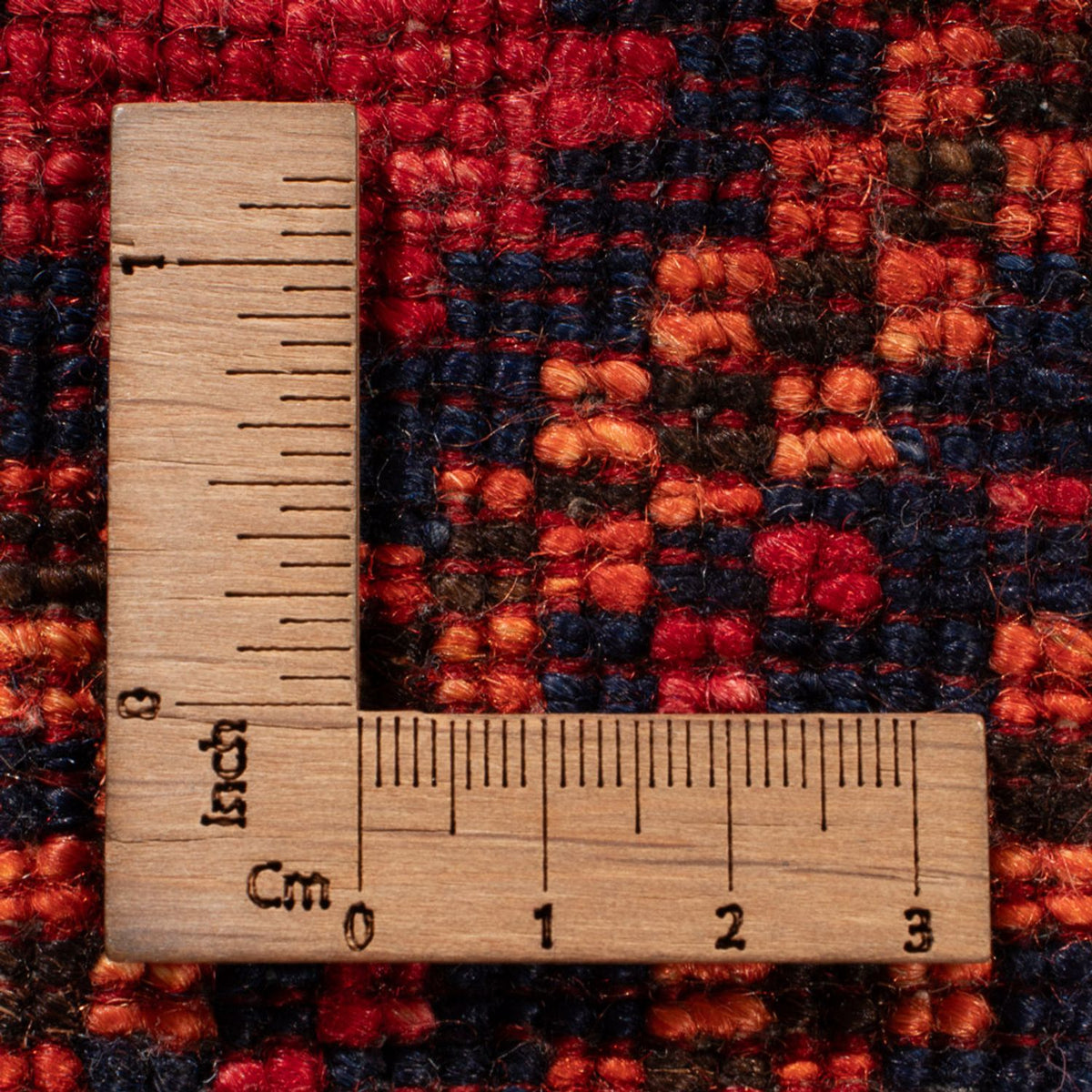 Afghansk tæppe - 150 x 103 cm - rød