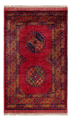 Afghansk tæppe - 162 x 102 cm - rød