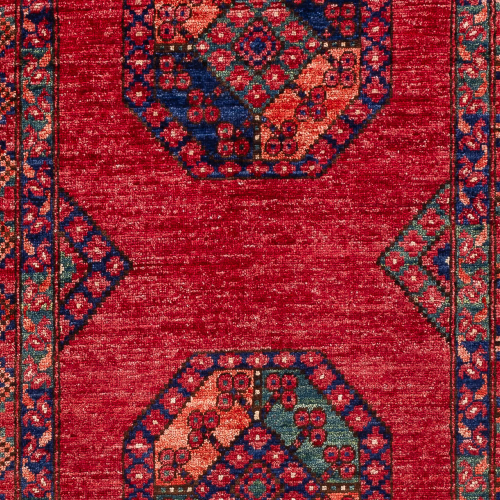 Afghansk tæppe - 163 x 100 cm - rød