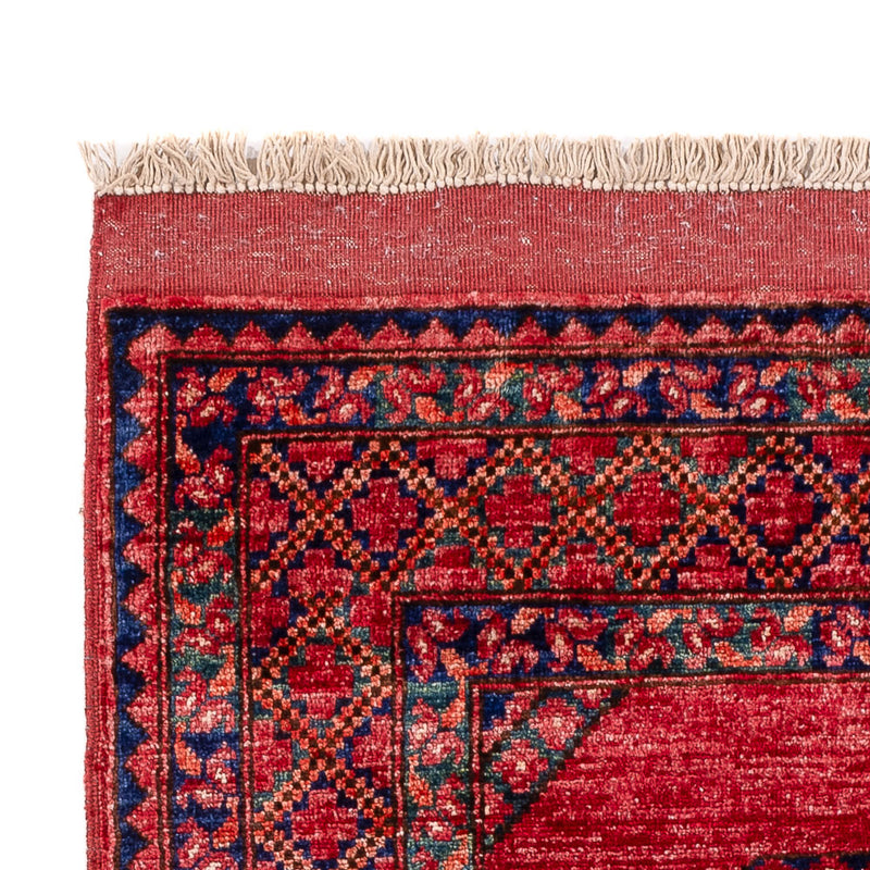 Afghansk tæppe - 163 x 100 cm - rød