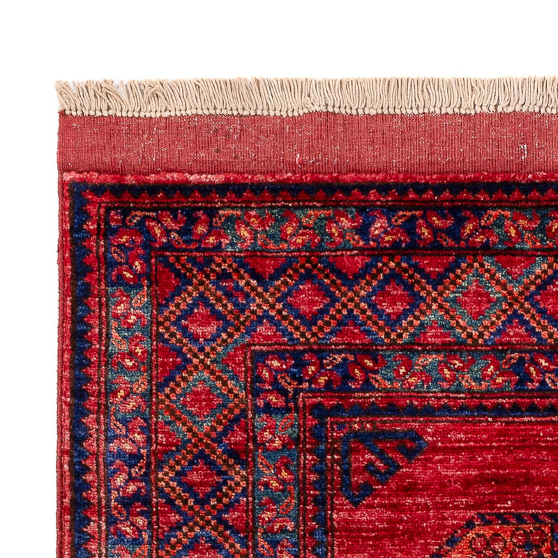 Afghansk tæppe - 150 x 102 cm - rød