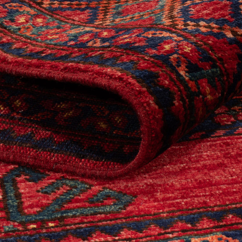 Afghansk tæppe - 150 x 102 cm - rød