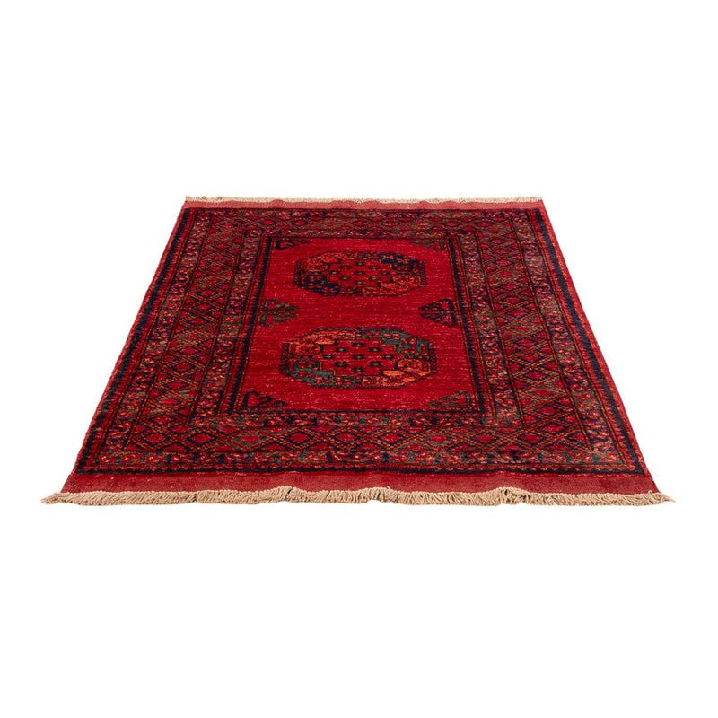 Afghansk tæppe - 150 x 102 cm - rød