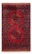 Afghansk tæppe - 159 x 106 cm - rød