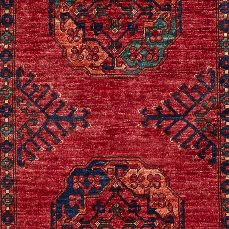 Afghansk tæppe - 159 x 106 cm - rød