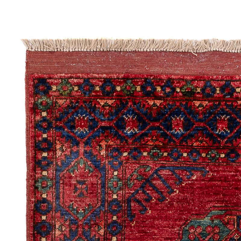 Afghansk tæppe - 159 x 106 cm - rød