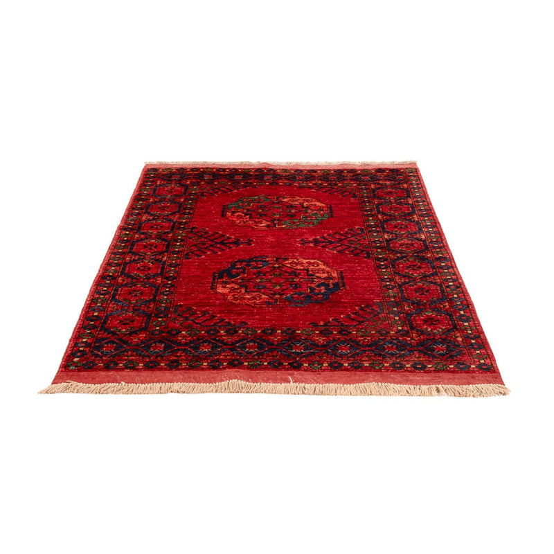 Afghansk tæppe - 159 x 106 cm - rød